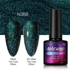 New Womens Fashion Gel Nail Polish UV LED Semi Permanent Matt Glossy Effect Luxury Manicure Design