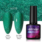 New Womens Fashion Gel Nail Polish UV LED Semi Permanent Matt Glossy Effect Luxury Manicure Design