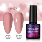 New Womens Fashion Gel Nail Polish UV LED Semi Permanent Matt Glossy Effect Luxury Manicure Design
