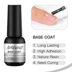 New Womens Fashion Gel Nail Polish UV LED Semi Permanent Matt Glossy Effect Luxury Manicure Design