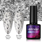 New Womens Fashion Gel Nail Polish UV LED Semi Permanent Matt Glossy Effect Luxury Manicure Design