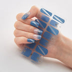 New Year Patterned Nail Decor Nail Polish Nail Art Stickers Full Beauty Sticker for Nails Nail Accessorie Christmas Nail Sticker 3D Nail Art Stickers Decal Slider Template Diy Nail Tool Decorations Nail Art Design Self Adhesive Luxury Designer Nail Sticke