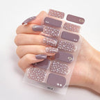 New Year Patterned Nail Decor Nail Polish Nail Art Stickers Full Beauty Sticker for Nails Nail Accessorie Christmas Nail Sticker 3D Nail Art Stickers Decal Slider Template Diy Nail Tool Decorations Nail Art Design Self Adhesive Luxury Designer Nail Sticke