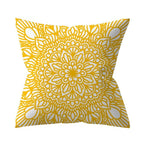 New Yellow Cushion Cases Modern Fashion Abstract Art Decorative Modern Pillow Covers Beautiful Pattern Square Pillow Case Sofa Car Couch Decorative Cover For Pillows 45x45CM Stevvex