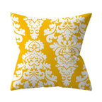New Yellow Cushion Cases Modern Fashion Abstract Art Decorative Modern Pillow Covers Beautiful Pattern Square Pillow Case Sofa Car Couch Decorative Cover For Pillows 45x45CM Stevvex