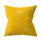 New Yellow Cushion Cases Modern Fashion Abstract Art Decorative Modern Pillow Covers Beautiful Pattern Square Pillow Case Sofa Car Couch Decorative Cover For Pillows 45x45CM Stevvex