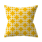 New Yellow Cushion Cases Modern Fashion Abstract Art Decorative Modern Pillow Covers Beautiful Pattern Square Pillow Case Sofa Car Couch Decorative Cover For Pillows 45x45CM Stevvex