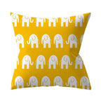 New Yellow Cushion Cases Modern Fashion Abstract Art Decorative Modern Pillow Covers Beautiful Pattern Square Pillow Case Sofa Car Couch Decorative Cover For Pillows 45x45CM Stevvex