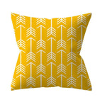 New Yellow Cushion Cases Modern Fashion Abstract Art Decorative Modern Pillow Covers Beautiful Pattern Square Pillow Case Sofa Car Couch Decorative Cover For Pillows 45x45CM Stevvex