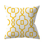 New Yellow Cushion Cases Modern Fashion Abstract Art Decorative Modern Pillow Covers Beautiful Pattern Square Pillow Case Sofa Car Couch Decorative Cover For Pillows 45x45CM Stevvex