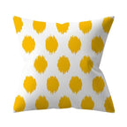 New Yellow Cushion Cases Modern Fashion Abstract Art Decorative Modern Pillow Covers Beautiful Pattern Square Pillow Case Sofa Car Couch Decorative Cover For Pillows 45x45CM Stevvex