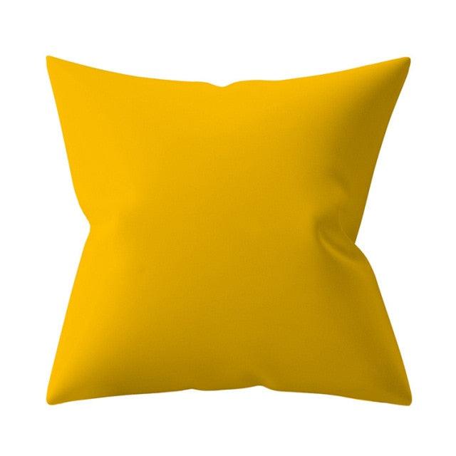 New Yellow Cushion Cases Modern Fashion Abstract Art Decorative Modern Pillow Covers Beautiful Pattern Square Pillow Case Sofa Car Couch Decorative Cover For Pillows 45x45CM Stevvex