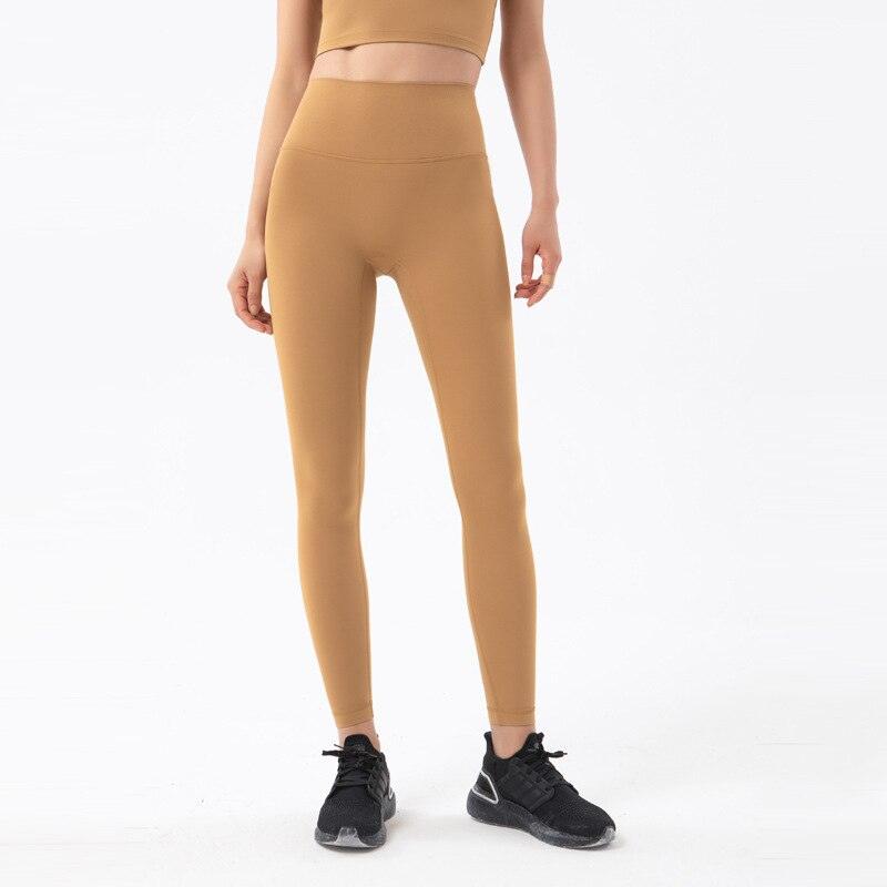 New Yoga Pants Women Leggings Fitness Girl Soft Pants Tight High Waist Women's Sports Pants Yoga Pants Leggings Workout Pants With Pocket Stretchable Sports Fitness Running Pants For Women & Girls Stevvex