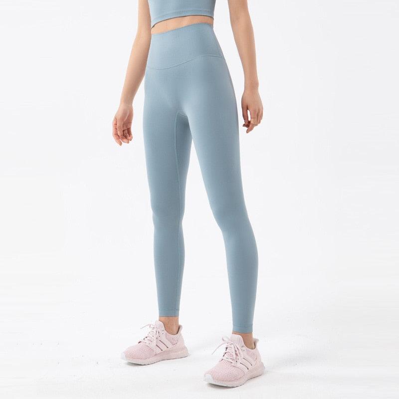 New Yoga Pants Women Leggings Fitness Girl Soft Pants Tight High Waist Women's Sports Pants Yoga Pants Leggings Workout Pants With Pocket Stretchable Sports Fitness Running Pants For Women & Girls Stevvex