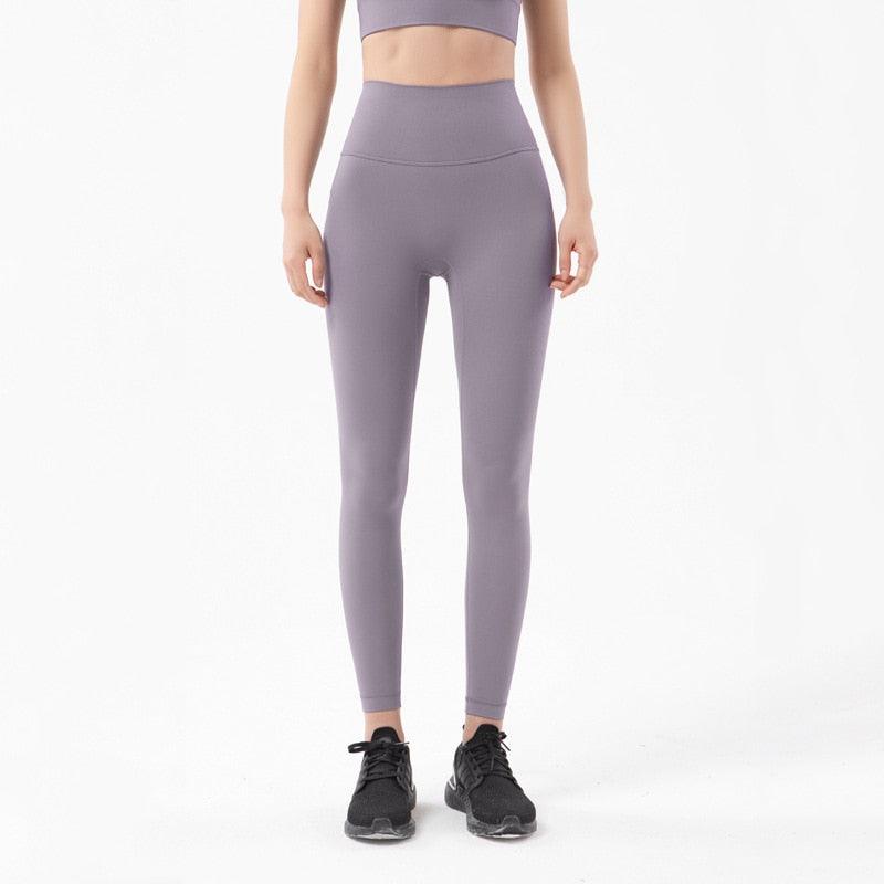 New Yoga Pants Women Leggings Fitness Girl Soft Pants Tight High Waist Women's Sports Pants Yoga Pants Leggings Workout Pants With Pocket Stretchable Sports Fitness Running Pants For Women & Girls Stevvex