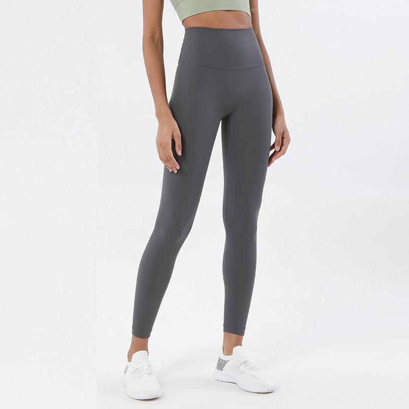 New Yoga Pants Women Leggings Fitness Girl Soft Pants Tight High Waist Women's Sports Pants Yoga Pants Leggings Workout Pants With Pocket Stretchable Sports Fitness Running Pants For Women & Girls Stevvex