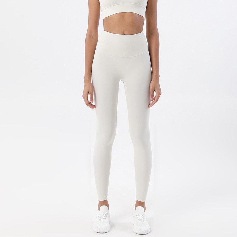 New Yoga Pants Women Leggings Fitness Girl Soft Pants Tight High Waist Women's Sports Pants Yoga Pants Leggings Workout Pants With Pocket Stretchable Sports Fitness Running Pants For Women & Girls Stevvex
