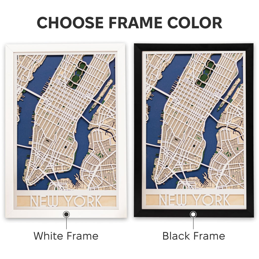 3D City Map New York Enjoy The Wood