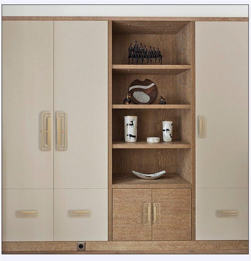 New Zinc Alloy Modern Style Bedroom Cabinet Furniture Door Handle Imitation Copper Antique Furniture Closet Door Knob  Cabinet Furniture Door Handle Imitation Copper Antique Furniture Closet Door Knobs 2.2CM Stevvex