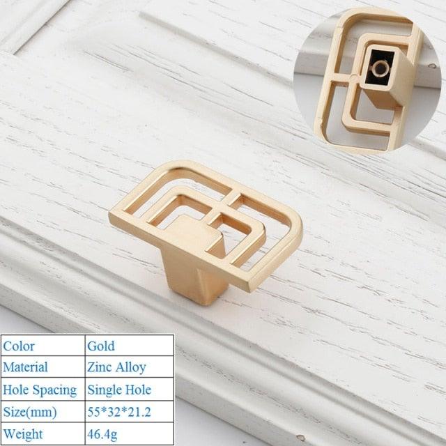 New Zinc Alloy Modern Style Bedroom Cabinet Furniture Door Handle Imitation Copper Antique Furniture Closet Door Knob  Cabinet Furniture Door Handle Imitation Copper Antique Furniture Closet Door Knobs 2.2CM Stevvex