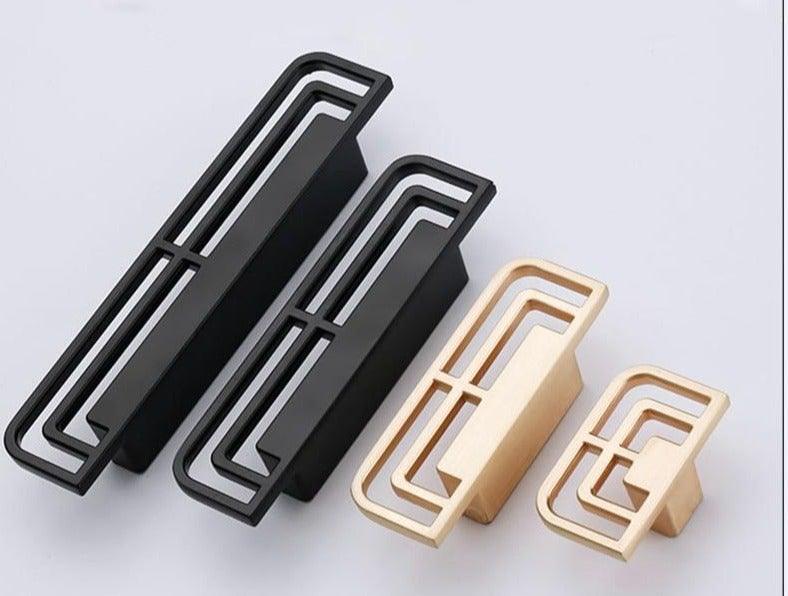 New Zinc Alloy Modern Style Bedroom Cabinet Furniture Door Handle Imitation Copper Antique Furniture Closet Door Knob  Cabinet Furniture Door Handle Imitation Copper Antique Furniture Closet Door Knobs 2.2CM Stevvex