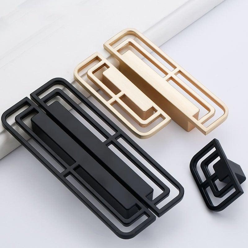 New Zinc Alloy Modern Style Bedroom Cabinet Furniture Door Handle Imitation Copper Antique Furniture Closet Door Knob  Cabinet Furniture Door Handle Imitation Copper Antique Furniture Closet Door Knobs 2.2CM Stevvex