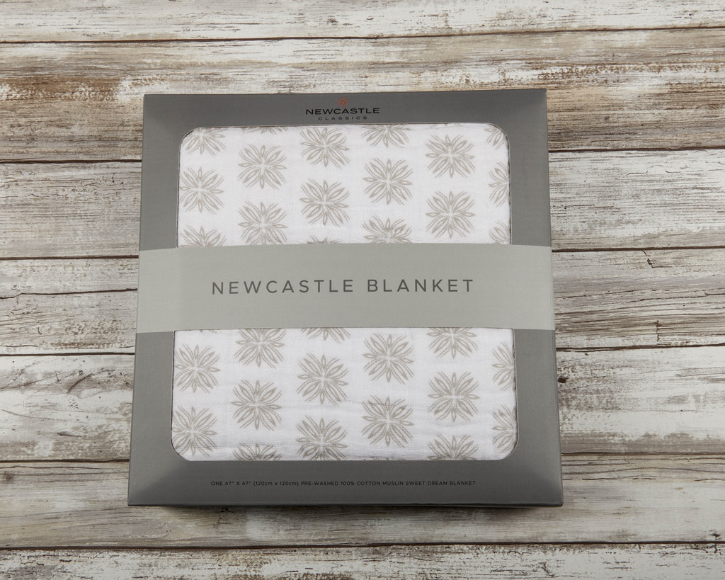 Muslin Baby Blanket 100 Percent Cotton Soft Breathable