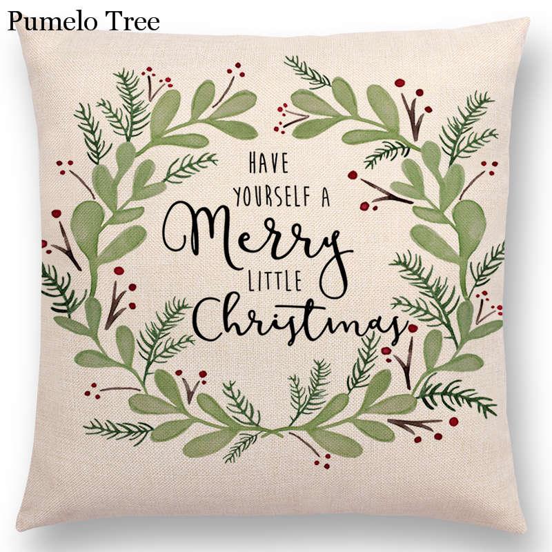 Newest Floral Quotes Decorative Pillow Covers Fresh Flowers Garland Inspirational Words Decorative Cotton Linen Throw Pillow Cushion Covers And Gifts For Women Daughter Mum Best Friend Birthday Home Decorations Stevvex