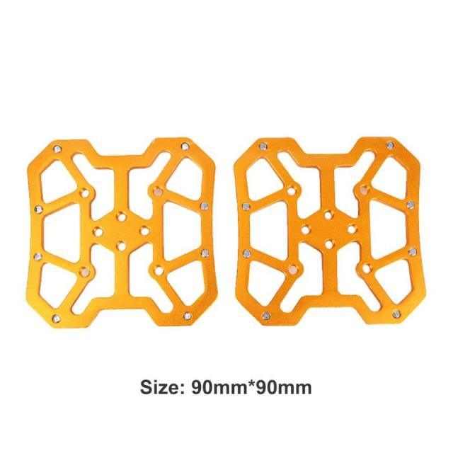 Newest Universal Clipless To Platform Adapters Cleats Pedal For Speed play Bike Cycle Platform Adapter Bicycle Universal Clipless Aluminum Alloy Platform Adapters Cleats Pedal Stevvex
