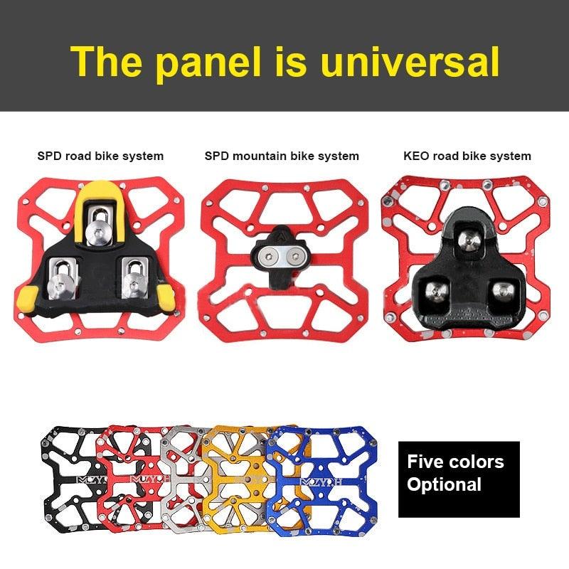 Newest Universal Clipless To Platform Adapters Cleats Pedal For Speed play Bike Cycle Platform Adapter Bicycle Universal Clipless Aluminum Alloy Platform Adapters Cleats Pedal Stevvex