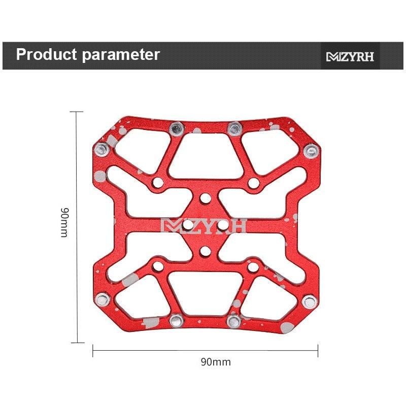 Newest Universal Clipless To Platform Adapters Cleats Pedal For Speed play Bike Cycle Platform Adapter Bicycle Universal Clipless Aluminum Alloy Platform Adapters Cleats Pedal Stevvex