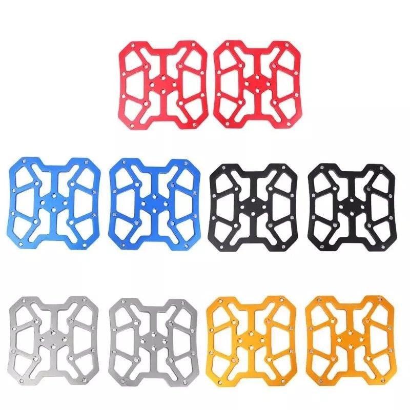Newest Universal Clipless To Platform Adapters Cleats Pedal For Speed play Bike Cycle Platform Adapter Bicycle Universal Clipless Aluminum Alloy Platform Adapters Cleats Pedal Stevvex
