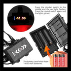 Newest  Waterproof XHP199 16-Core Super Bright Powerful Lantern Headlamp XHP110 LED USB  Flashlight XHP50 Headlight Rechargeable 18650 Zoom Torch Light Stevvex