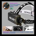 Newest  Waterproof XHP199 16-Core Super Bright Powerful Lantern Headlamp XHP110 LED USB  Flashlight XHP50 Headlight Rechargeable 18650 Zoom Torch Light Stevvex