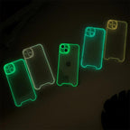 Night Light Luminous Silicone Phone Case For iPhone 14 13 12 11 Pro Max XR X XS 14 Plus Shockproof Clear Fluorescent Soft Cover Shockproof Bumper Phone Case with Camera Protection Cover for iPhone
