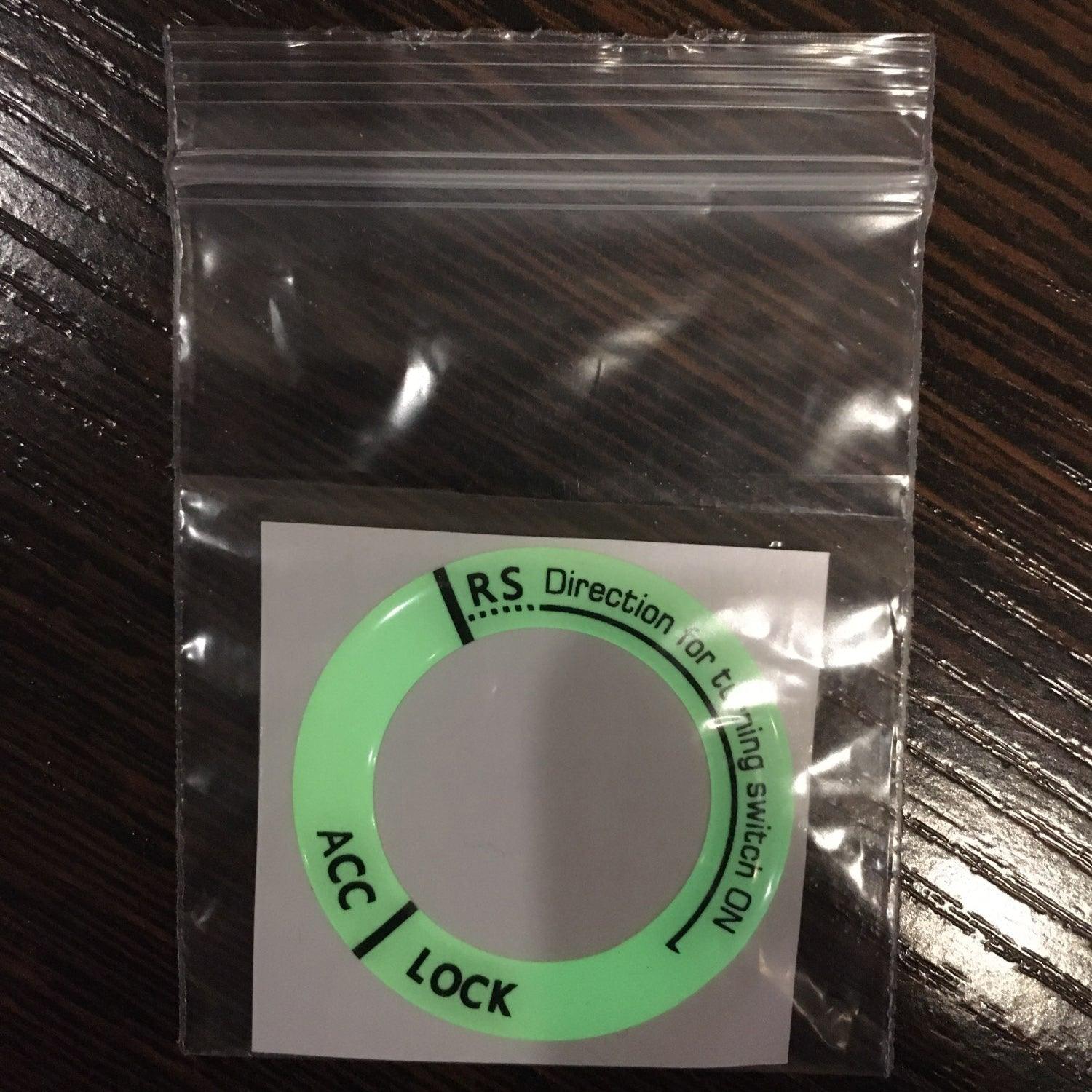 Night Luminous Car Ignition Start Stop Button Fluorescent Circle Luminous Ring Cover Start Stop Button Luminous  Start Stop Button Ring Cover Trim Universal Ignition Key Ring Stickers Auto Motorcycle 3D Decals Decoration Fluorescent Circle  Auto Interior Stevvex