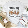Nightmare Before Coffee Tee Peachy Sunday