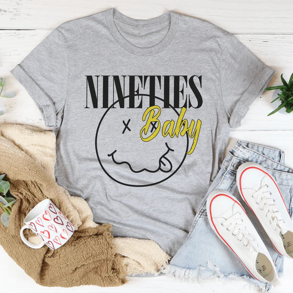 Nineties Baby Tee Peachy Sunday