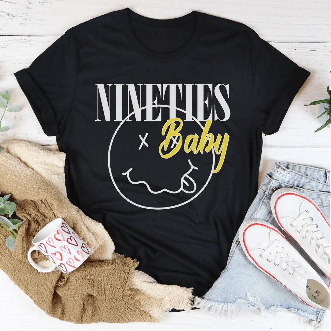 Nineties Baby Tee Peachy Sunday