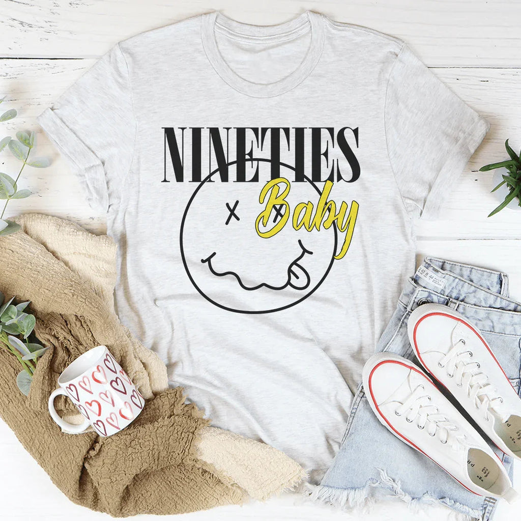 Nineties Baby Tee Peachy Sunday