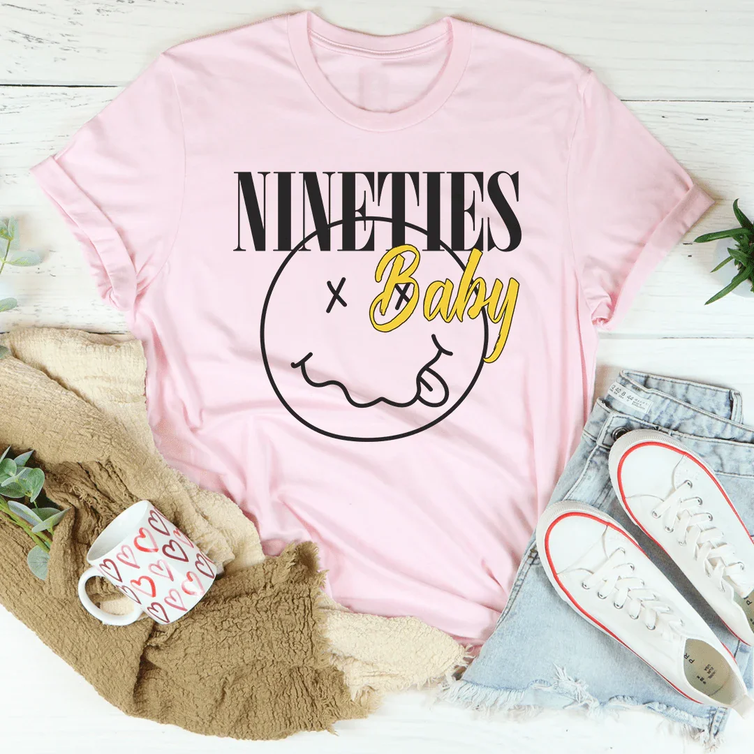 Nineties Baby Tee Peachy Sunday