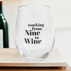 Whiskey Or Wine Stemless Glass Gift Set With Funny Barware Saying And Gift Box For Wine Lovers BandsCo Straps