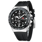 Mini Focus Men Watches Business Sport Wrist Watch (Chronograph/Waterproof/Luminous/Calendar) Silicon Band Fashion Casual Watches for Men