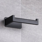 No-Drill Self Adhesive Toilet Paper Holder Stainless Steel Bathroom Kitchen Roll Paper Accessory Tissue Towel Rack Metal Holders Toilet Tissue Roll Holders Dispenser And Hangers Wall Mounted For Bathroom  Kitchen Stainless Steel Modern Square Style Stevvex