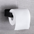 No-Drill Self Adhesive Toilet Paper Holder Stainless Steel Bathroom Kitchen Roll Paper Accessory Tissue Towel Rack Metal Holders Toilet Tissue Roll Holders Dispenser And Hangers Wall Mounted For Bathroom  Kitchen Stainless Steel Modern Square Style Stevvex