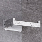 No-Drill Self Adhesive Toilet Paper Holder Stainless Steel Bathroom Kitchen Roll Paper Accessory Tissue Towel Rack Metal Holders Toilet Tissue Roll Holders Dispenser And Hangers Wall Mounted For Bathroom  Kitchen Stainless Steel Modern Square Style Stevvex
