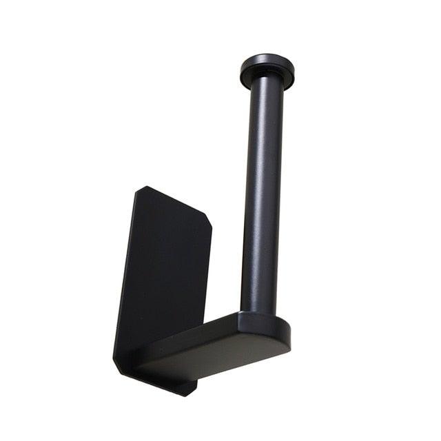 No-Drill Self Adhesive Toilet Paper Holder Stainless Steel Bathroom Kitchen Roll Paper Accessory Tissue Towel Rack Metal Holders Toilet Tissue Roll Holders Dispenser And Hangers Wall Mounted For Bathroom  Kitchen Stainless Steel Modern Square Style Stevvex