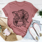 No Time For Temporary People Tee Peachy Sunday