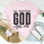 No Worries God Got Me Tee Peachy Sunday