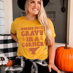 Nobody Puts Gravy In A Corner Tee Peachy Sunday